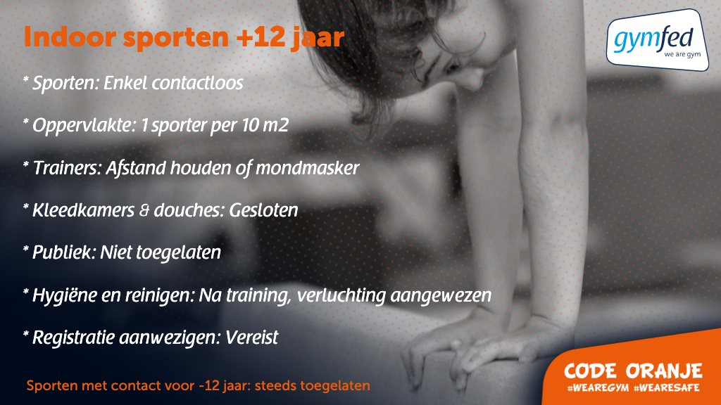 code oranje vanaf 14 oktober